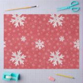 スノーフレークスアットクリスマスイブ招待状 薄葉紙 (クラフト)