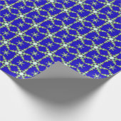 スノーフレークスアットミッドナイトホリデーラッピング紙 ラッピングペーパー (角)