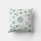 スノーフレークスクリスマス装飾用クッション クッション (裏面)