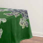 スノーフレークスグリーンテーブルクロス テーブルクロス (インサイチュ)