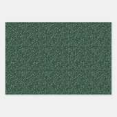スノーフレークスグリーンホリデイ ラッピングペーパーシート (正面2)