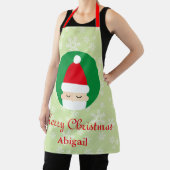スノーフレークスサンタクロース エプロン (インサイチュ)