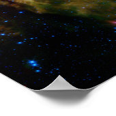 スノーフレークスタークラスター宇宙NASA ポスター (角)