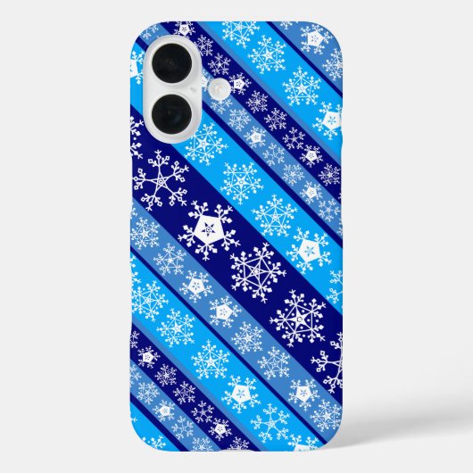 スノーフレークストライプズシェルパブランケット Case-Mate iPhoneケース (裏面)