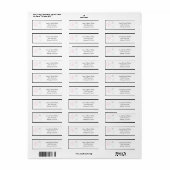 スノーフレークスピンクブルーホリデーウィンター住所 シール (フルシート)