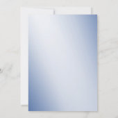 スノーフレークスブライダルシャワー招待2 招待状 (裏面)