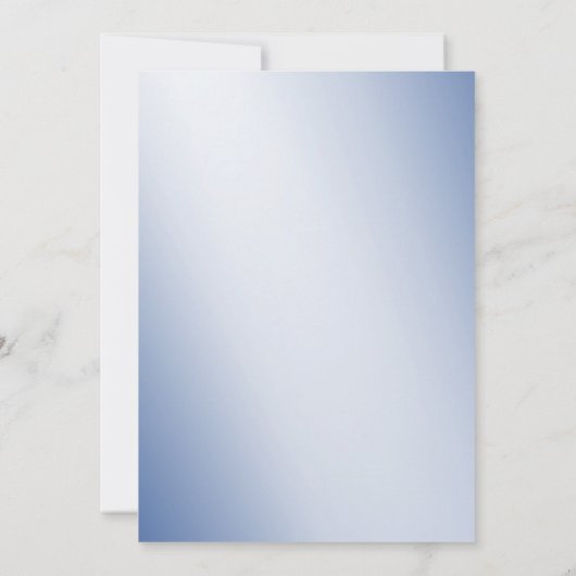 スノーフレークスブライダルシャワー招待2 招待状 (裏面)