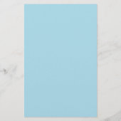 スノーフレークスブルー&シルバーウィンターベビーシャワーアドバイス (裏面)