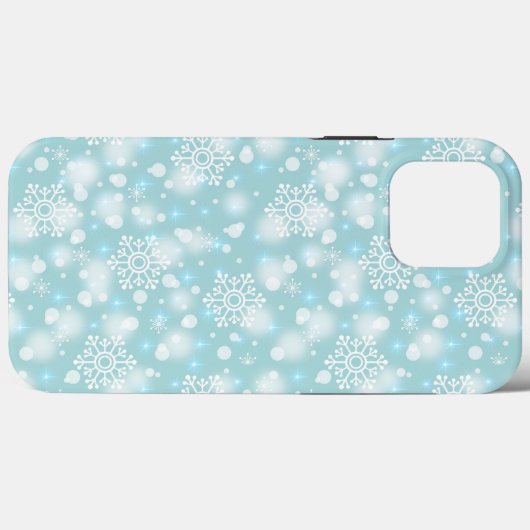 スノーフレークスホリデーウィンタークリスマスフェスティバル Case-Mate iPhoneケース (裏面 (横))