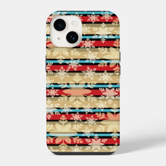 スノーフレークスマホケース iPhoneケース (裏面)
