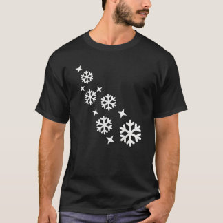 スノーフレークス ストア 雪の結晶 星 冬 スポーツ U Tシャツ