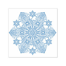 スノーフレークス フォーエバー セルフ インキング ラバースタンプ：ブジョー