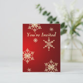 スノーフレークズクリスマスオープンハウス 招待状 (スタンド正面)