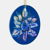 スノーフレークセラミックオーナメント セラミックオーナメント (右)