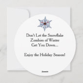 スノーフレークゾンビズフラットカードの攻撃 シーズンカード (裏面)