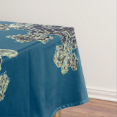 スノーフレークターコイズテーブルクロス テーブルクロス (インサイチュ)