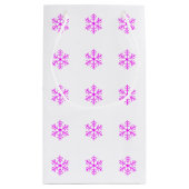 スノーフレークダンサーピンク スモールペーパーバッグ (裏面)