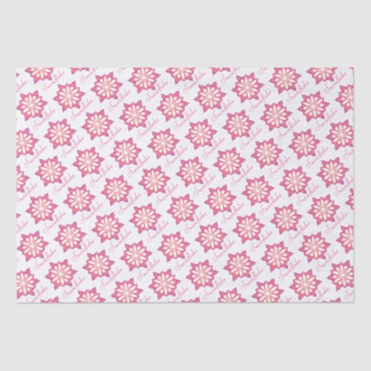 スノーフレークティッシュペーパー 薄葉紙 (正面)