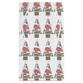 スノーフレークティラドロップツリスモール抱き枕 スモールペーパーバッグ (裏面)