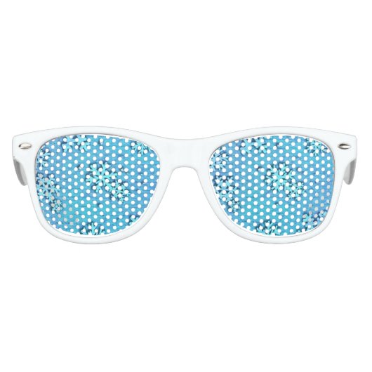 スノーフレークデザイン キッズサングラス (正面)