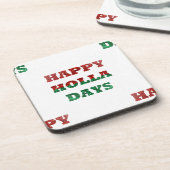 スノーフレークハッピーホラ日 コースター (左側)