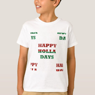 スノーフレークハッピーホラ日 Tシャツ