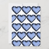 スノーフレークバルーン1歳の誕生日パーティの招待状 招待状 (裏面)