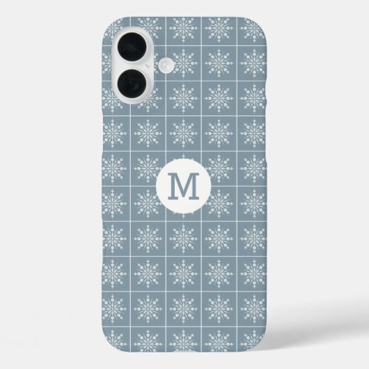 スノーフレークパターカスタムンケース Case-Mate iPhoneケース (裏面)