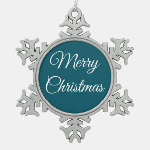  スノーフレークピューターオーナメント