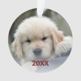 スノーフレークピンクオパールおもしろい2面クリスマス写真 オーナメント