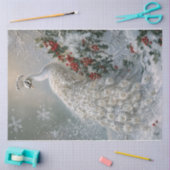 スノーフレークピーコック 薄葉紙 (クラフト)