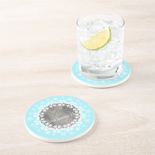 スノーフレークフォトコースター コースター (側面)