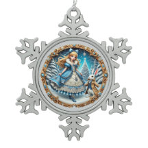 スノーフレークフレームオーナメント