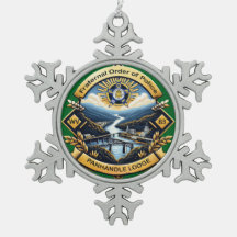 スノーフレークフレームオーナメント