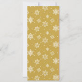 スノーフレークベイビーシャワーゲーム どれくらい知ってる？ 招待状 (裏面)