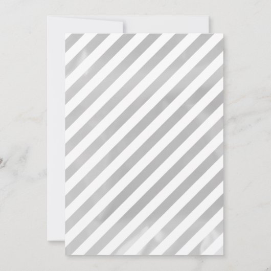 スノーフレークベビーその冷たいアウトサイドシャワーbyメール 招待状 (裏面)