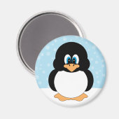 スノーフレークペンギン磁石 マグネット (正面/裏面)