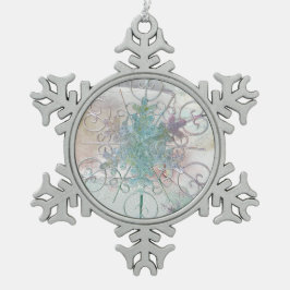 スノーフレークペーターオーナメント スノーフレークピューターオーナメント