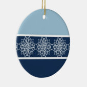 スノーフレークホリデイオーナメント セラミックオーナメント (右)