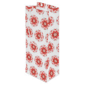 スノーフレークホリデイ抱き枕 ワインギフトバッグ (裏面アングル)