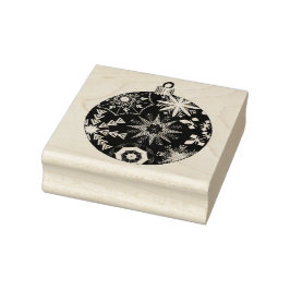 スノーフレークボーブル ラバースタンプ