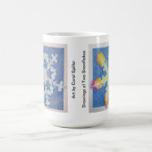 スノーフレークマグ コーヒーマグカップ (中央)