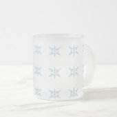 スノーフレークマグ フロストグラスマグカップ (正面右)