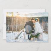 スノーフレークメリーキス暖かい願い2写真 シーズンカード (裏面)