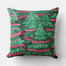 スノーフレークモダンウィンターピロー – ニュートラル クッション