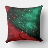 スノーフレークモダンウィンターピロー – ニュートラル クッション (裏面)