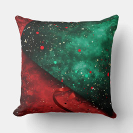 スノーフレークモダンウィンターピロー – ニュートラル クッション