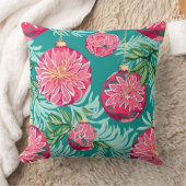 スノーフレークモダンウィンターピロー – ニュートラル クッション (ブランケット)