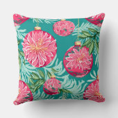 スノーフレークモダンウィンターピロー – ニュートラル クッション (裏面)