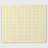 スノーフレークモダンオールオーバーパターンのラッピング紙 ラッピングペーパー (フラット)